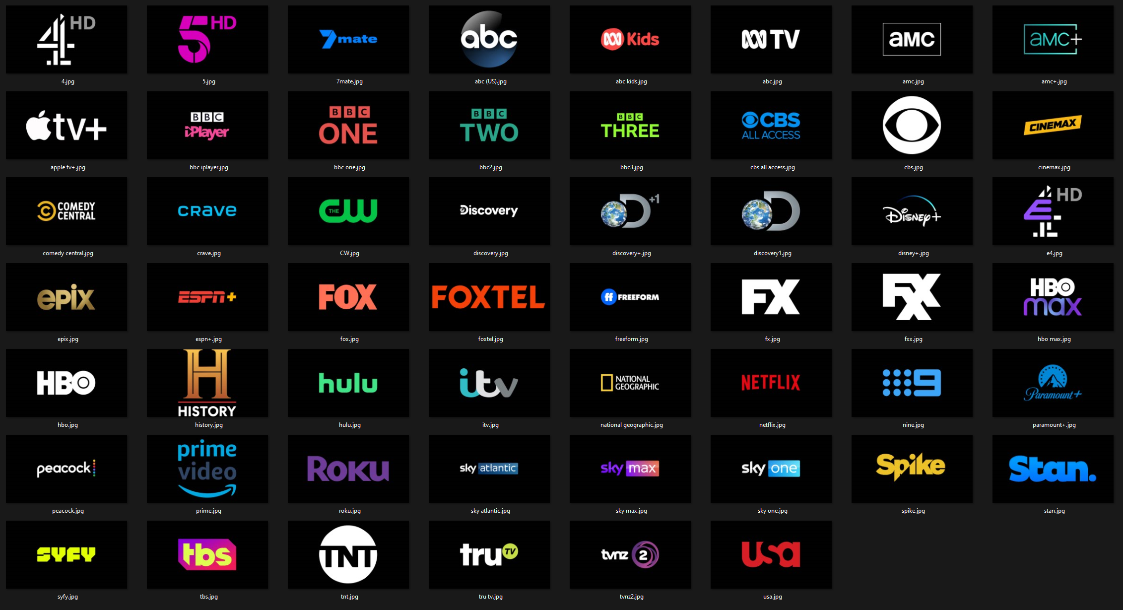 tv logos